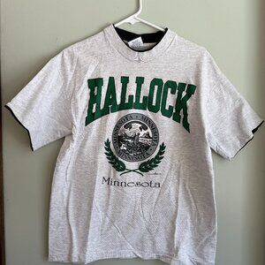 Vintage 1992 Minnesota Hallock Tshirt